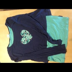 Girl's Polarn O. Pyrex layered tee